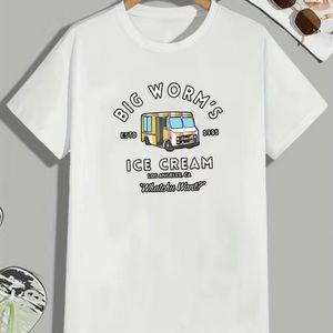 Men’s Crew Neck Short Sleeve T Shirt - Graphic Tee